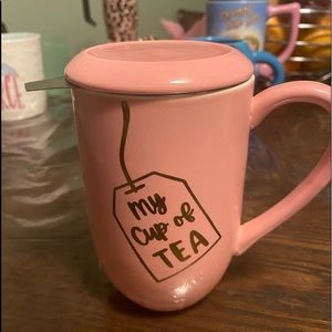 Tea cup with infuser.